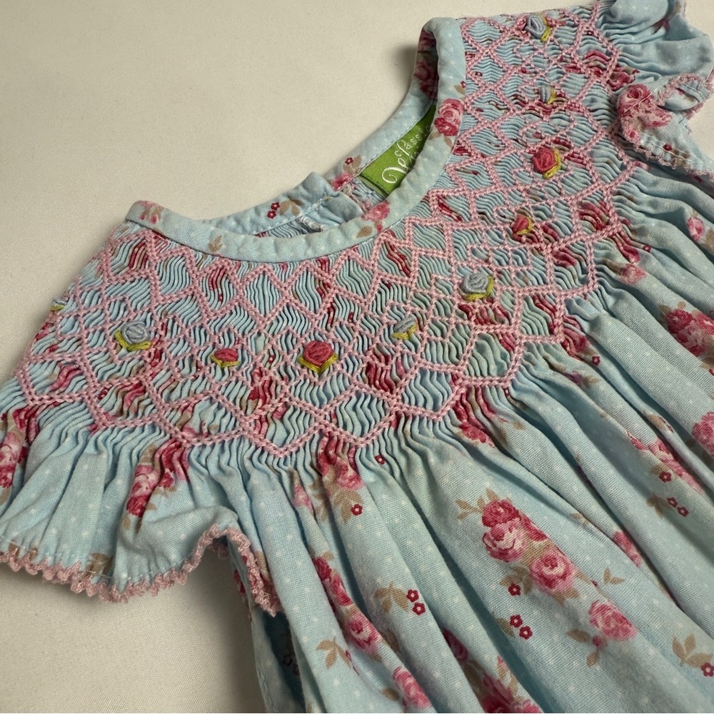 Classic Whimsy smock 24m